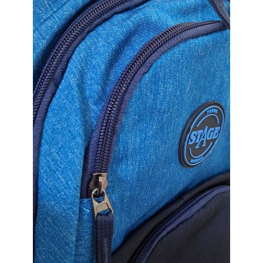 Stage Kids Backpack, Navy & Blue, Lightweight & Durable, 42×21×33 cm - Stage - Image 3