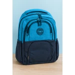 Stage Kids Backpack, Navy & Blue, Lightweight & Durable, 42×21×33 cm - Stage