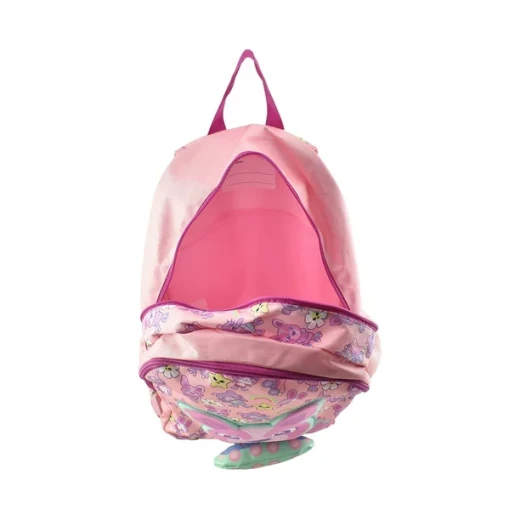 Stage 3-Piece School Set: Backpack 41×12, Lunch Bag 19×8, Pen Case 10×4 cm, Pink Dog Print - Stage - Image 4