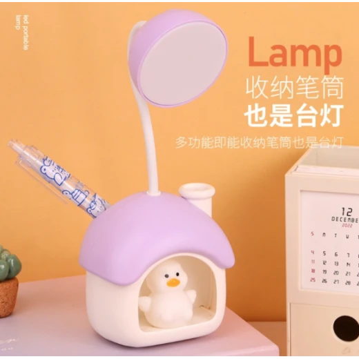 Space Duckling Night Light Desk Lamp, Eye-Friendly, Portable & Durable Lighting for Kids' Bedrooms, RVs & More Purple - Image 5
