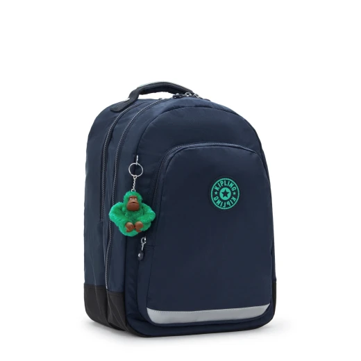 Kipling Class Room Large Backpack with Laptop Compartment, Blue/Green Unisex, Size 43 × 29 × 24 cm, Spacious, Durable & Stylish, Perfect for School and Work - Kipling - Image 2