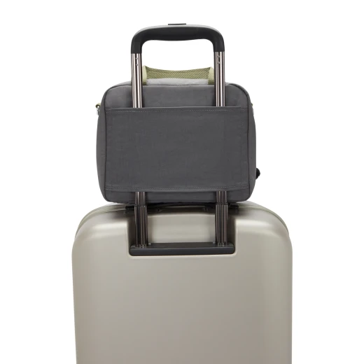Kipling Large lunch bag in back to grey, 25 x 13.5 x 20 cm with a slot to attach the bag to a carry-on bag, lightweight and thermally insulated, ideal for school or travel from Kipling - Kipling - Image 2