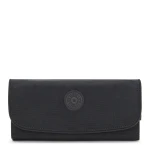 Kipling Money Land Wallet, Black Noir with RFID Protection, Spacious, Stylish & Secure for Everyday Use 18.5 x 3 x 10 cm - Kipling