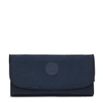 Kipling Money Land Wallet, Blue Bleu with RFID Protection, Spacious, Stylish & Secure for Everyday Use 18.5 x 3 x 10 cm - Kipling