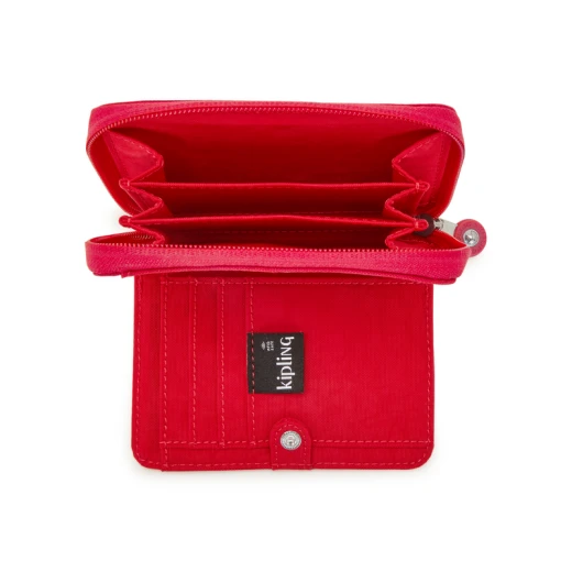 Kipling Money Love RFID Wallet Red Rouge Stylish & Secure Women's Wallet for Daily Use 9.5 x 12.5 x 2.5 cm - Kipling - Image 3