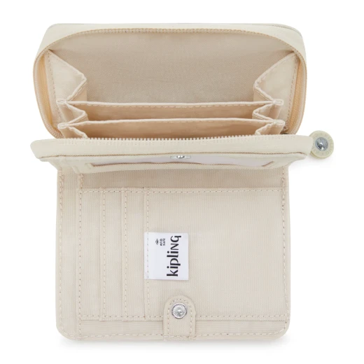 Kipling Money Love Medium Wallet, Beige, With RFID Protection, Stylish & Practical for Everyday Use 9.5 x 12.5 x 2.5 cm - Kipling - Image 4