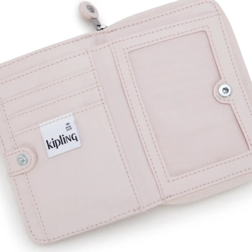 Kipling Money Love Medium Wallet, Pink Shine , With RFID Protection, Stylish & Practical for Everyday Use 9.5 x 12.5 x 2.5 cm - Kipling - Image 5