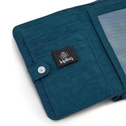 Kipling Money Love Medium Wallet, Cosmic Emerald , With RFID Protection, Stylish & Practical for Everyday Use 9.5 x 12.5 x 2.5 cm - Kipling - Image 2