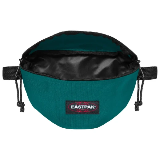 Eastpak Springer Waist Pouch – 2 L Compact Peacock Green Bum Main + Back Zip Compartments, Adjustable Belt – 16.5 × 23 × 8.5 cm - Eastpak - Image 2