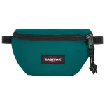 Eastpak Springer Waist Pouch – 2 L Compact Peacock Green Bum Main + Back Zip Compartments, Adjustable Belt – 16.5 × 23 × 8.5 cm - Eastpak