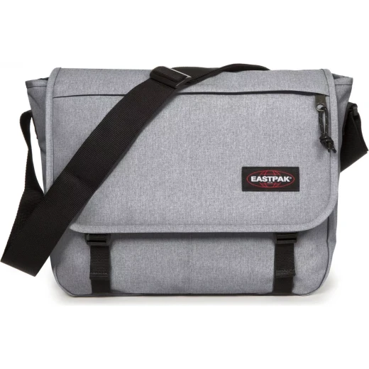 Eastpak Delegate Messenger Bag, Sunday grey, 20L Shoulder/Crossbody Bag, 30.5 × 38.5 × 13 cm, Padded Laptop Sleeve