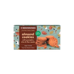 The Beginnings GF Almond Cookies with Pumpkin, Chia & Flaxseed 80g