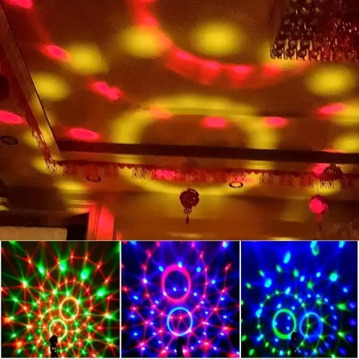 جهاز عرض ضوء ليلي ذكي LED متغير الألوان للحفلات - ك ستور - Image 3