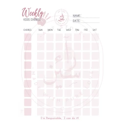 Ra2 w Sen, Magnetic weekly kids chores, 96 pieces