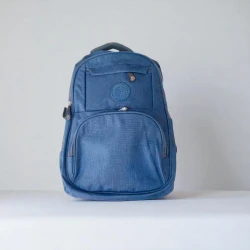 Amigo School Bag for Children - Navy - Multiple Pockets & Adjustable Straps