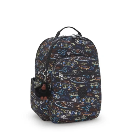 حقيبة ظهر Kipling Seoul College Extra - كبيرة، متينة، أنيقة - كيبلينج - Image 6