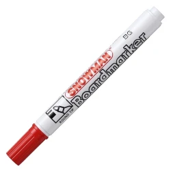 Snowman BG12T White Board Marker Chisel Red