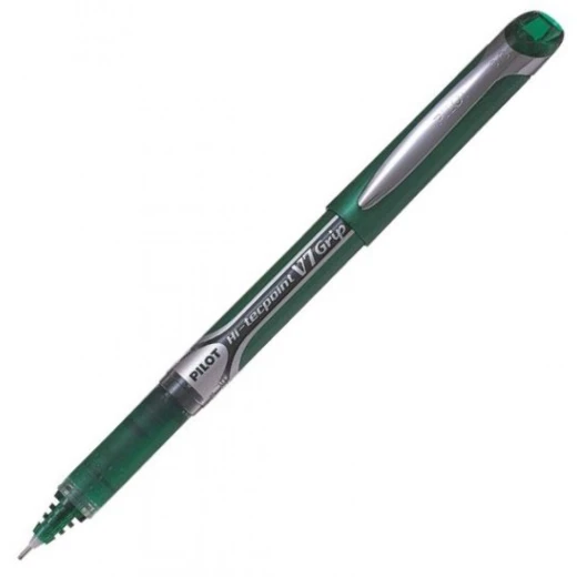 قلم حبر جاف رولربول PILOT Hi-Tecpoint V7 Grip - أخضر - 0.7 مم