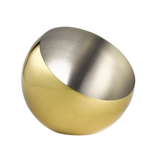 وعاء APS Sphere ذهبي 24 سم - وعاء تقديم من الفولاذ المقاوم للصدأ وعاء APS Sphere ذهبي 24 سم - وعاء تقديم من الفولاذ المقاوم للصدأ