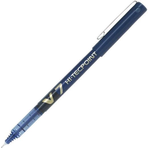 قلم حبر جاف دوار Pilot V7 أزرق عبوة من 12 - 0.7 مم نقطة دقيقة قلم حبر جاف دوار Pilot V7 أزرق عبوة من 12 - 0.7 مم نقطة دقيقة