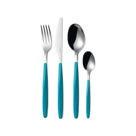 طقم أدوات مائدة Guzzini My Fusion أزرق 24 قطعة طقم أدوات مائدة Guzzini My Fusion أزرق 24 قطعة