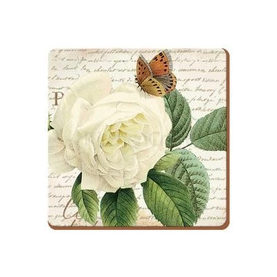 طقم قواعد أكواب KitchenCraft Rose Garden - خشب ملون طقم قواعد أكواب KitchenCraft Rose Garden - خشب ملون
