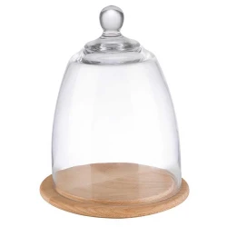 APS Tray With Glass Cover 18.5cm Cheese Accessories