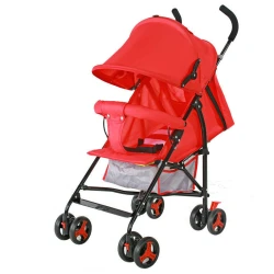 Lightweight and easy to carry foldable stroller - holds up to 40 kg - equipped with brakes, sunshade and ventilation - suitable from 0 to 4 years