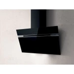 شفاط مطبخ مثبت على الحائط أسود Elica STRIPE LUX BL/A/90/Lx 90 سم - إليكا