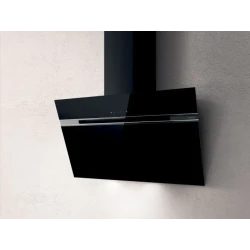 Elica STRIPE LUX BL/A/90/Lx Black Wall Mounted Cooker Hood  90cm