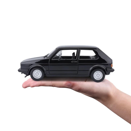 بوراغو 1:24 فولكس واجن VW Golf Mk1 GTI 1979 أسود نموذج مصبوب - بوراغو - Image 4