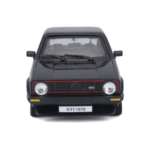 بوراغو 1:24 فولكس واجن VW Golf Mk1 GTI 1979 أسود نموذج مصبوب - بوراغو - Image 8