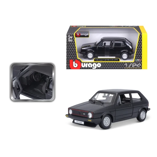 بوراغو 1:24 فولكس واجن VW Golf Mk1 GTI 1979 أسود نموذج مصبوب بوراغو 1:24 فولكس واجن VW Golf Mk1 GTI 1979 أسود نموذج مصبوب