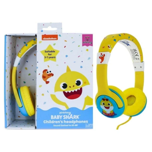 OTL Junior Baby Shark Holiday Headphones for Kids - Comfortable & Safe
