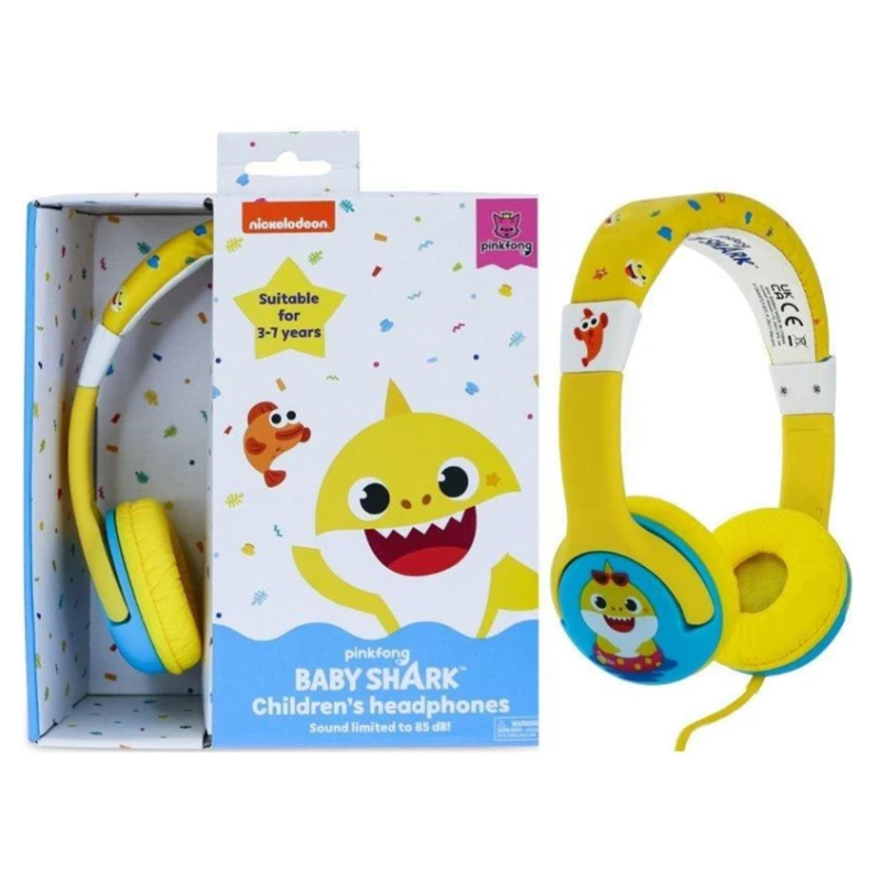 OTL Junior Baby Shark Holiday Headphones for Kids - Comfortable & Safe - OTL