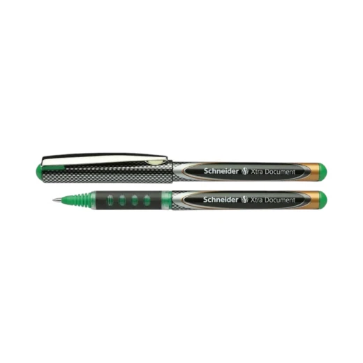 قلم حبر جيل أخضر Schneider Xtra Document 0.6 - كتابة سلسة قلم حبر جيل أخضر Schneider Xtra Document 0.6 - كتابة سلسة