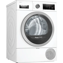 Bosch Series 8 9kg Heat Pump Dryer White - AutoClean, AutoDry, Quiet