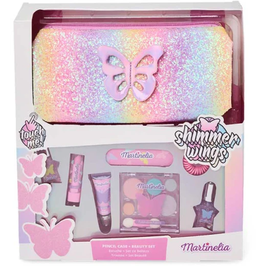 مجموعة حقيبة مكياج Martinelia Shimmer Wings - لوحة مكياج وهدية مجموعة حقيبة مكياج Martinelia Shimmer Wings - لوحة مكياج وهدية
