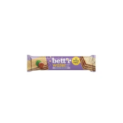 Bett'r Cacao Hazelnut Wafer 30g - Sugar-Free Organic Snack