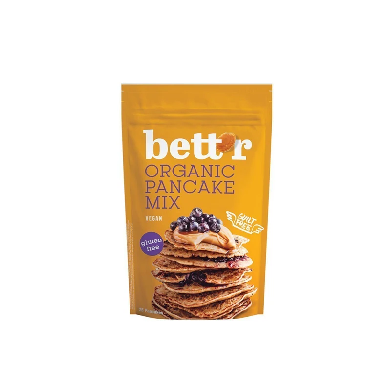 Bettr Organic Gluten-Free Pancake Mix 400g - Quick & Easy Breakfast - Bett'r