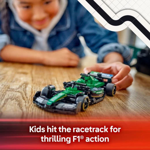 لعبة سيارة سباق أستون مارتن أرامكو F1 AMR24 من سبيد تشامبيونز - مجموعة بناء للأطفال، أولاد وبنات، من سن 10 سنوات فما فوق - سيارة لعبة لمحبي فورمولا 1 - فكرة هدية لأعياد الميلاد - 77245 من ليجو - ليجو - Image 4