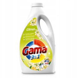 Gama Citrus Laundry Gel 3L (66 Washes) - Fresh Citrus Scent