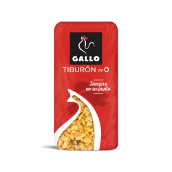 Gallo Shark Pasta 675g, Durum Wheat Semolina Pasta from Spain, Quick & Easy Cooking, Wholesome, Nutritious & Delicious for Every Meal