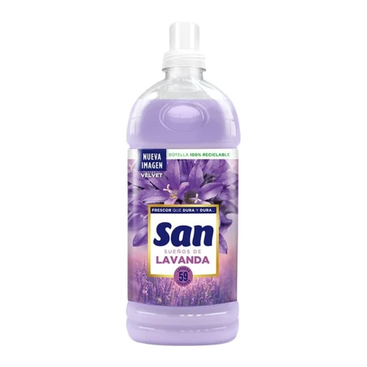 San Lavender Fabric Softener 59 Washes - Long-Lasting Freshness