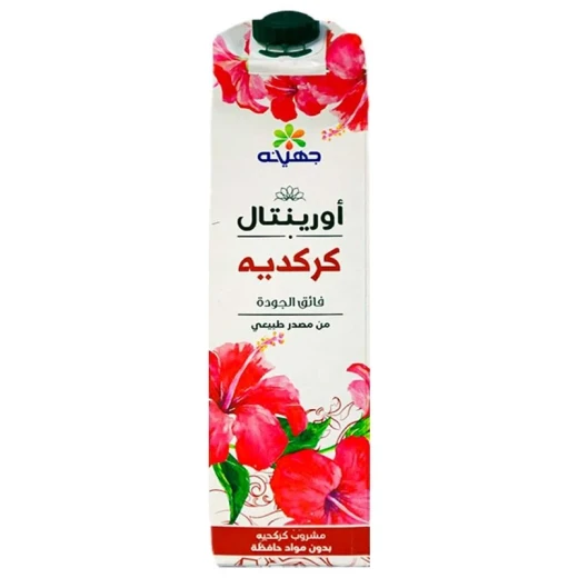 عصير أكسجين مارت جهينة كركديه 1 لتر - مشروب منعش