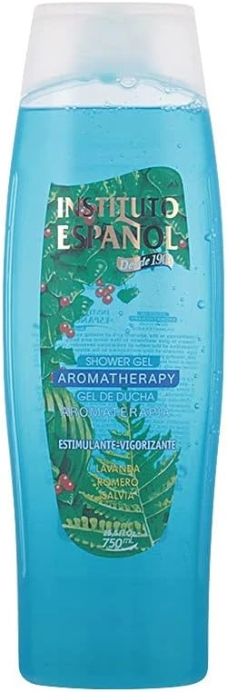 جل استحمام Instituto Español Aromatherapy 750 مل - منعش ومرطب - إنستيتوتو إسبانيول