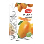KDD Mango Nectar 125ml, No Added Sugar, Refreshing Fruit Drink with Natural Mango Flavor, Perfect On-the-Go Beverage for All Ages - KDD