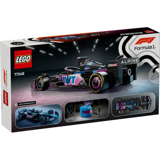 LEGO Speed Champions BWT Alpine F1 Team A524 Race Car Toy Vehicle 77248 Building Blocks Toys for 10+ Gift for Boys and Girls - LEGO - Image 4