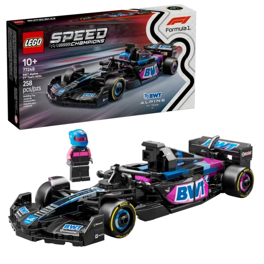 LEGO Speed Champions BWT Alpine F1 Team A524 Race Car Toy Vehicle 77248 Building Blocks Toys for 10+ Gift for Boys and Girls LEGO Speed Champions BWT Alpine F1 Team A524 Race Car Toy Vehicle 77248 Building Blocks Toys for 10+ Gift for Boys and Girls