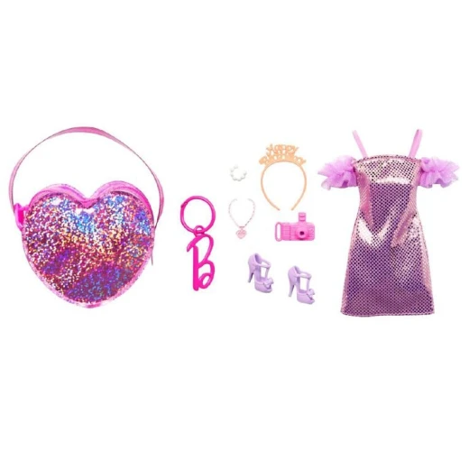 Mattel Barbie Fashion Accessory Bags for Girls Ages 3+ Stylish Outfits & Themed Accessories 1 Piece - Barbie - Image 9